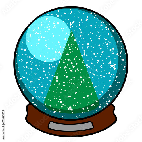 Isolated christmas ornament