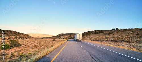 large freight truck on highway
