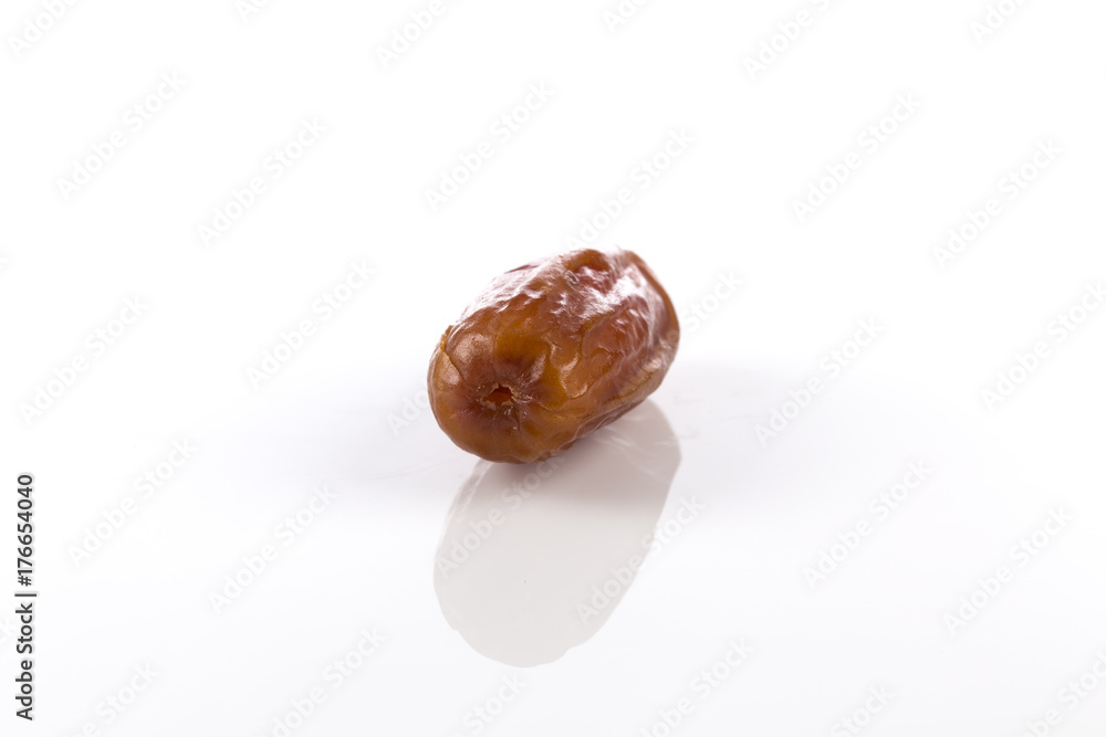 Date fruit isolated on white background Date fruit isolated on white background