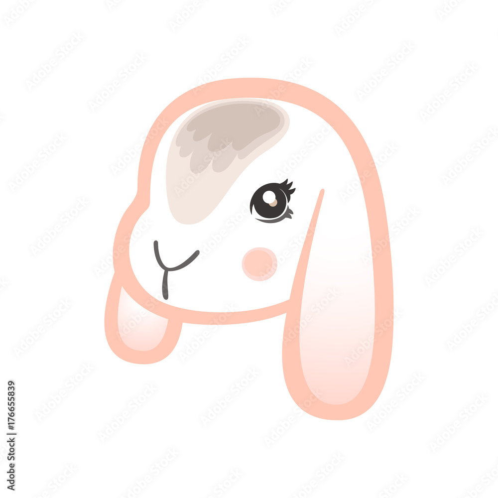 Obraz premium Vector illustration Happy Easter Bunny.