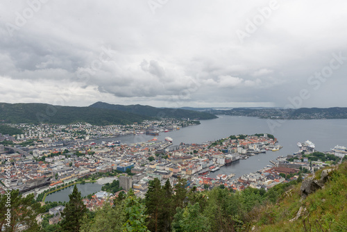 Blick auf Bergen (Norwegen)