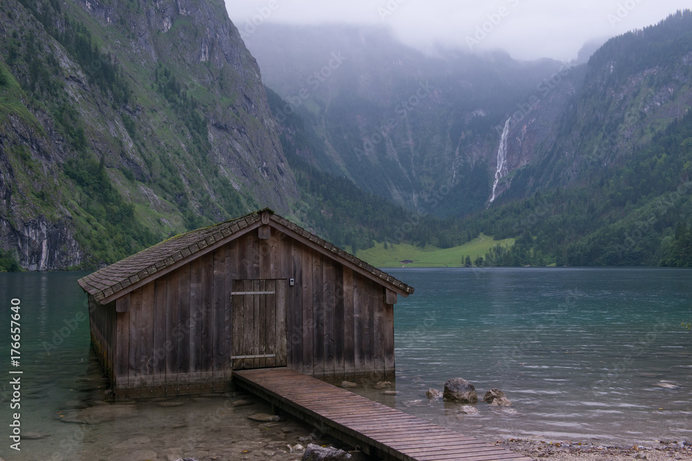 Koenigssee lake, Bavaria, Germany Koenigssee lake, Bavaria, Germany