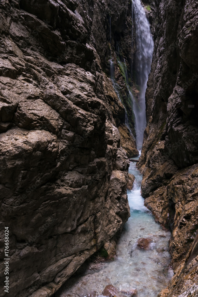 Obraz premium Partnach Gorge, Bavaria, Germany