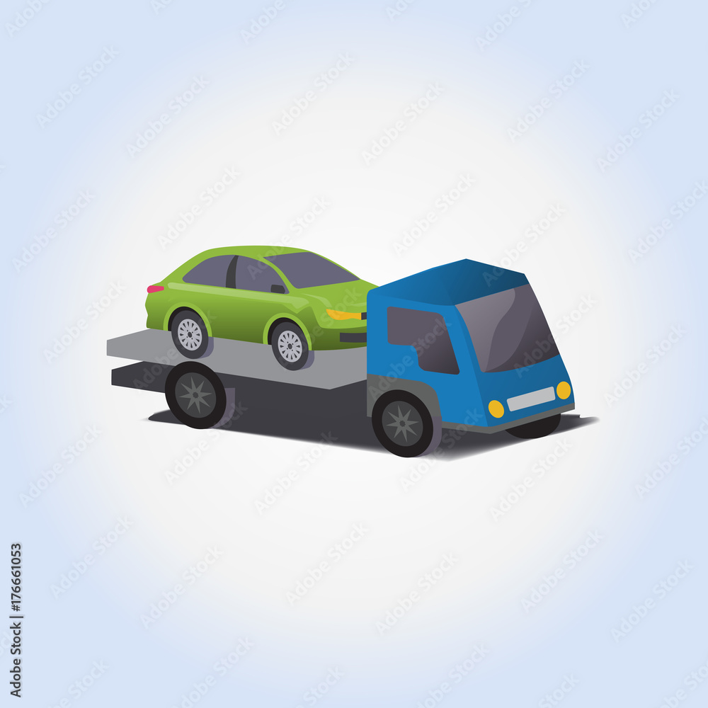 Auto insurance vector icon or illustration