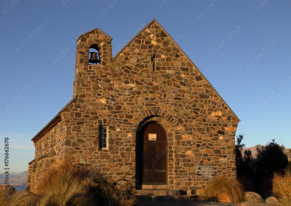 Fototapeta premium Church of the good Shepherd in Tekapo