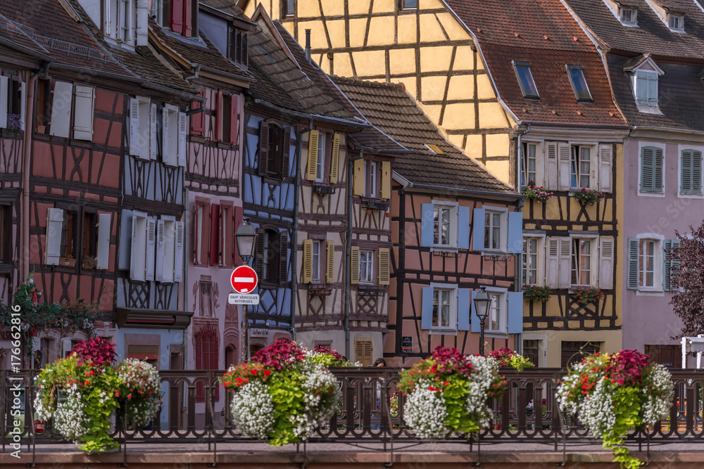 Traditional wooden houses in Colmar, France