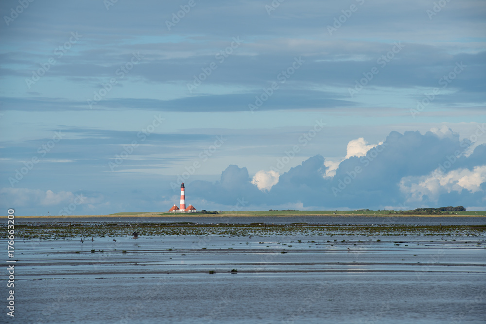 Westerheversand lighthouse, North Sea