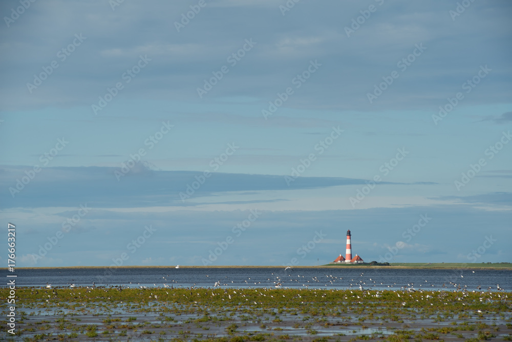 Westerheversand lighthouse, North Sea Westerheversand lighthouse, North Sea