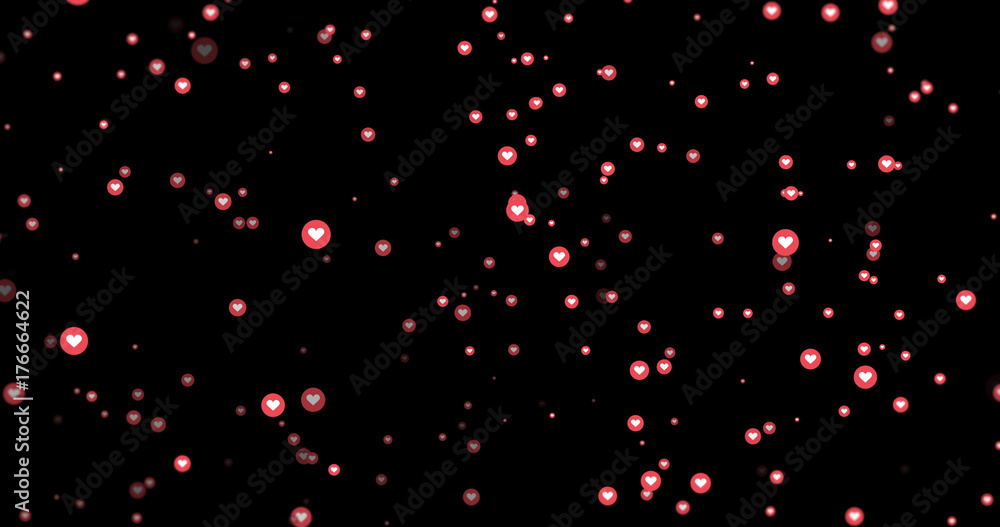 modern like pink circle icons on black background. modern like pink circle icons on black background.