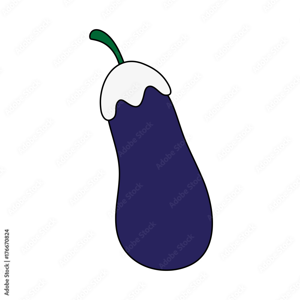 Eggplant, fresh, vegetable icon vector illustration graphic design Eggplant, fresh, vegetable icon vector illustration graphic design