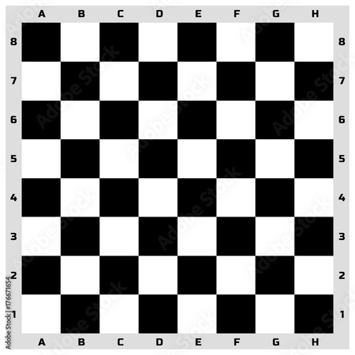 Chess board seamless pattern background chessmen leisure concept knight group white and black piece competition vector illustration