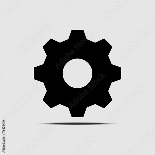 Setting icon vector