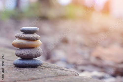 Balance stone with spa