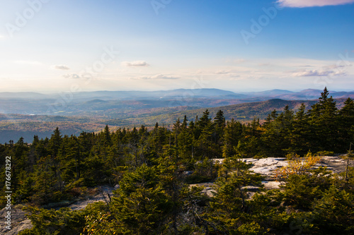 New England mountain view 