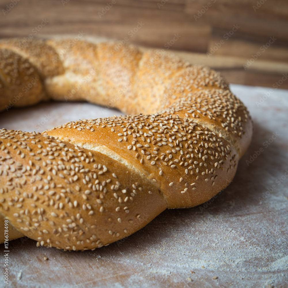 Greek Sesame Bread Ring