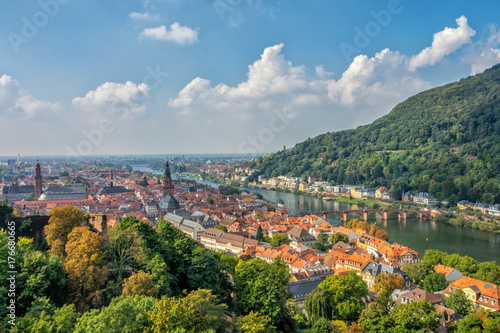 Bird's-eye view of Heidelberg