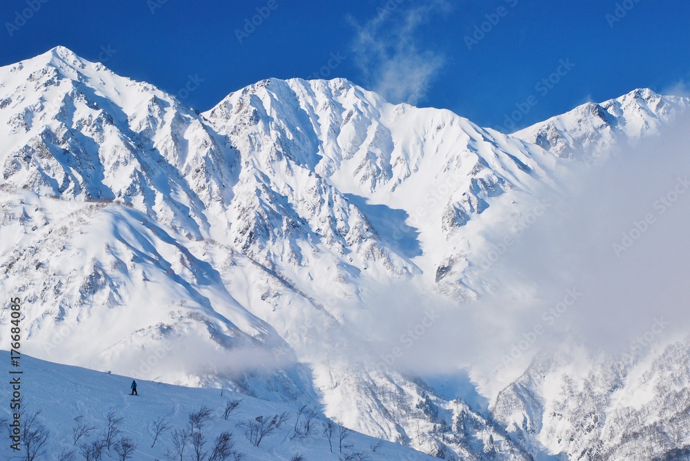 Naklejka premium Happo-one ski resort