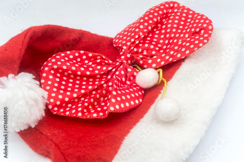 santa clause hat on the white background, Santa clause isolated