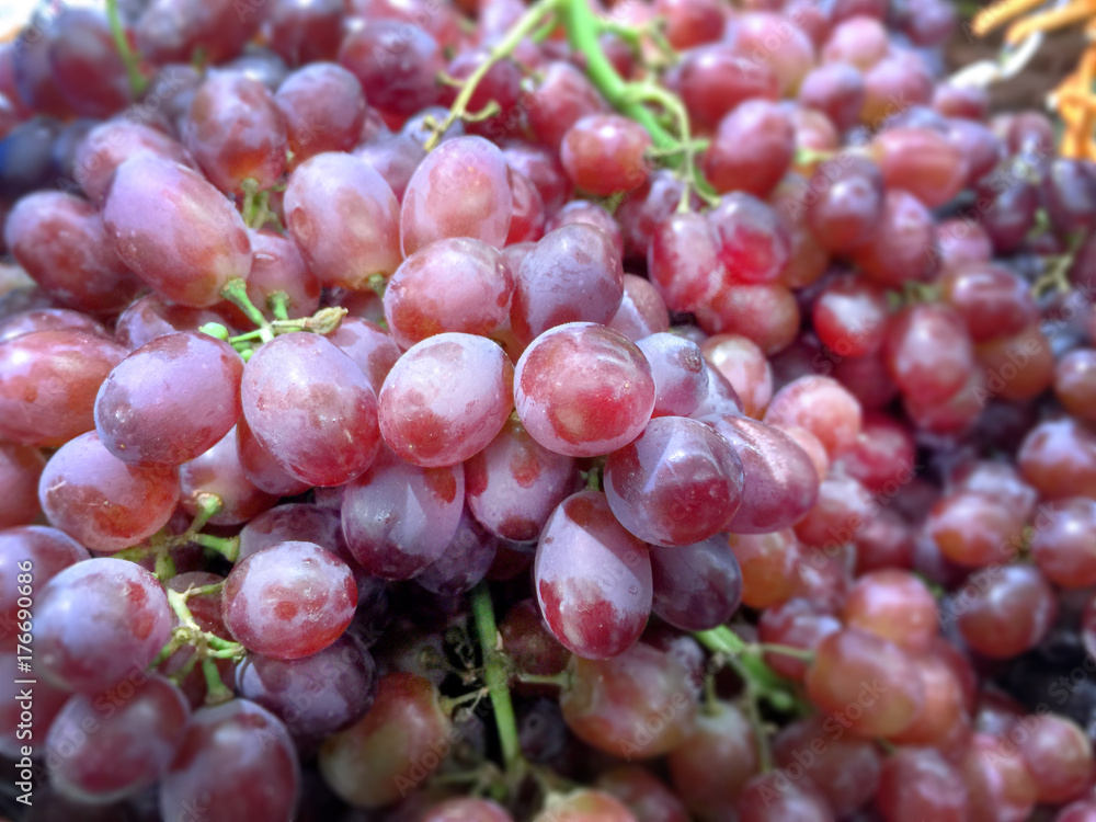 Pile of Red Grape Fruits Background Pile of Red Grape Fruits Background
