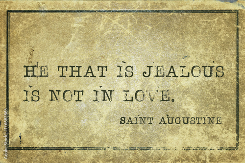 jealous Saint Augustine