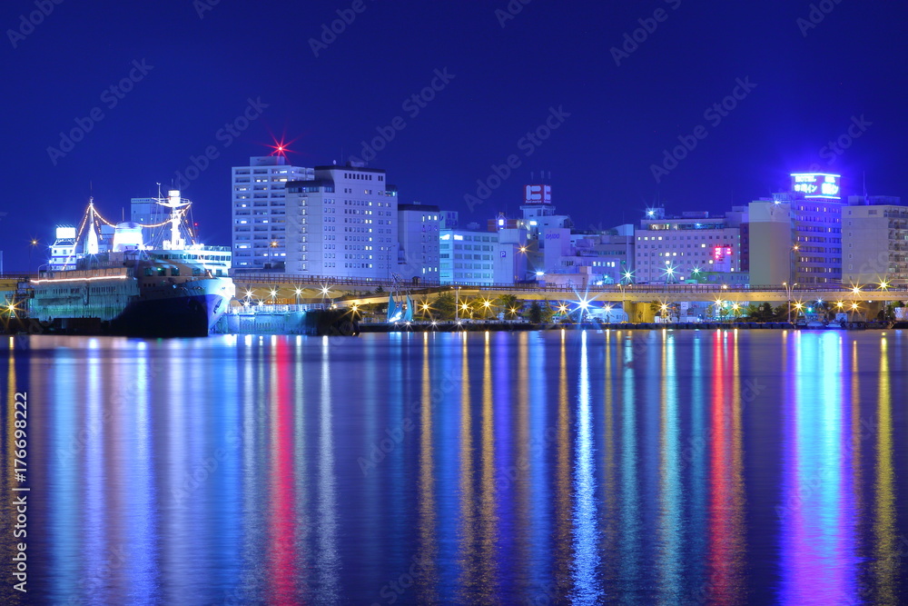 Obraz premium Hakodate night view
