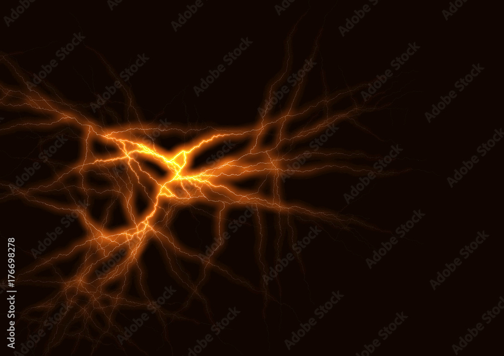 Obraz premium 稲妻