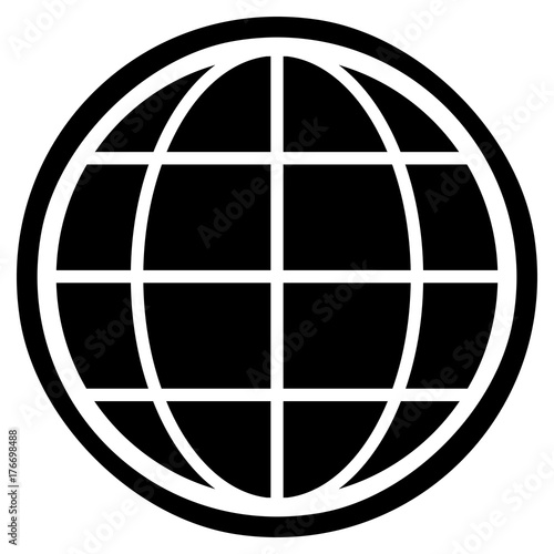 Black web vector icon
