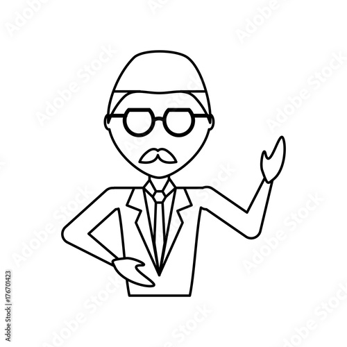 man  vector iilustration