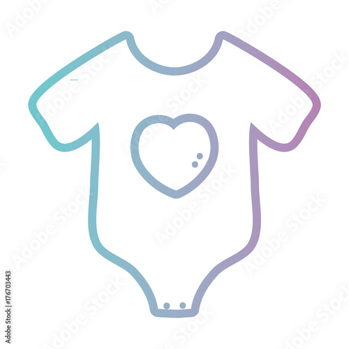 line baby pijama clothes design