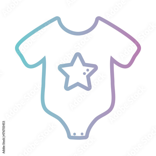 line baby pijama clothes design