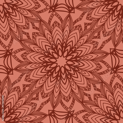 seamless pattern with floral design. decorative lace texture. vector illustration. for wallpaper, fabric print, background