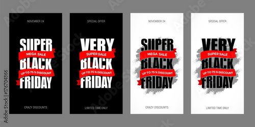 Black Friday sale inscription best design template. Black Friday sale banner.