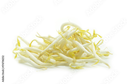 Pile of bean sprouts