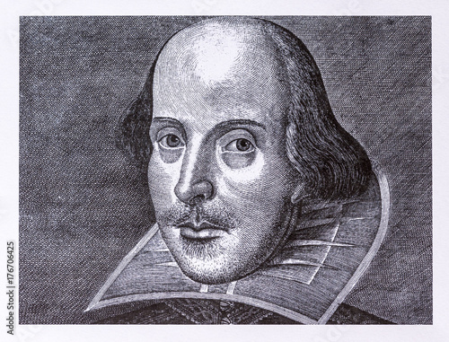 Fotografie, Obraz Portrait of William Shakespeare