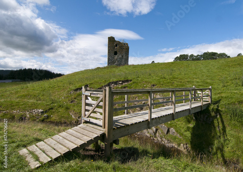 Footbridge leading to Dryhope Tower