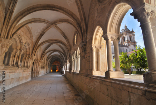 The Alcobaça Monastery - Roman Catholic church located in the town of Alcobaça, Portugal. 