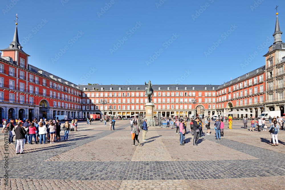 Fototapeta premium Plaza Mayor, Madrid, Spain