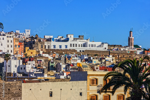 Tanger town architecture, Morocco, Africa