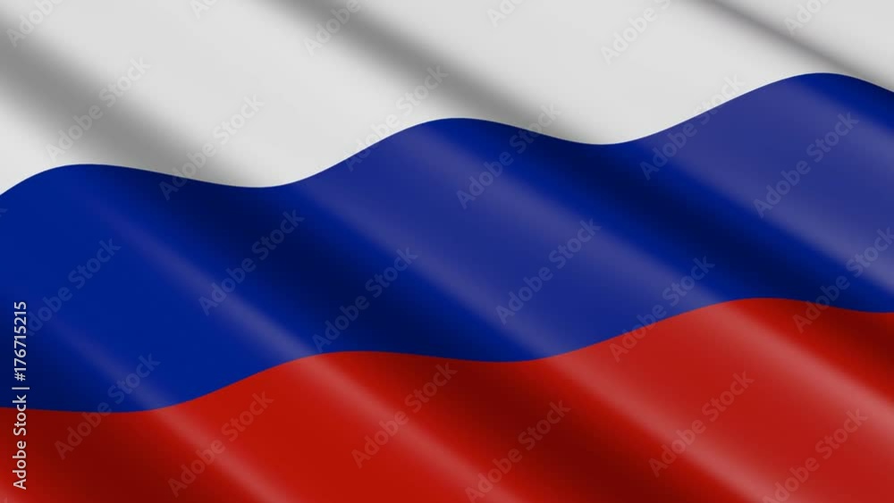 Flag of Russian Federation / Russia (seamless loop) Flag of Russian Federation / Russia (seamless loop)