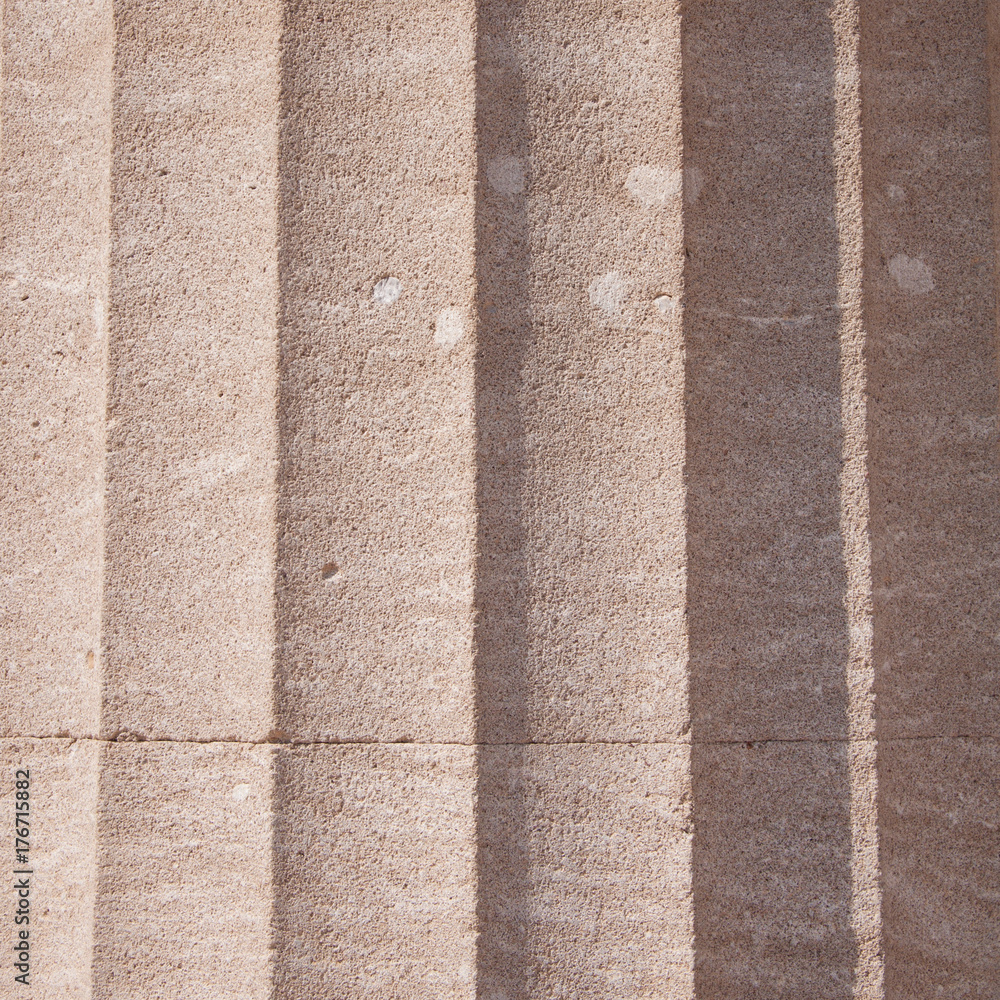 Fototapeta premium detail of medieval castle’s column, Rhodes, Greece.