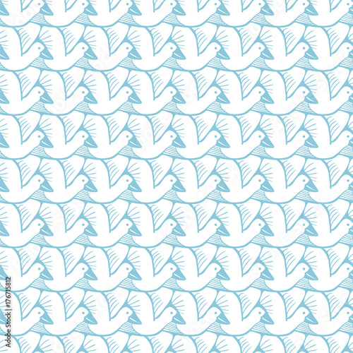 Vector seamless pattern - linear background.