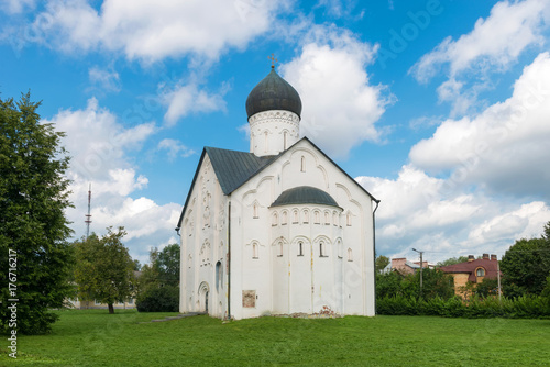 Church of the Transfiguration on Ilyina street in Veliky Novgorod
