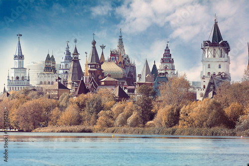 izmailovo kremlin river russia architecture