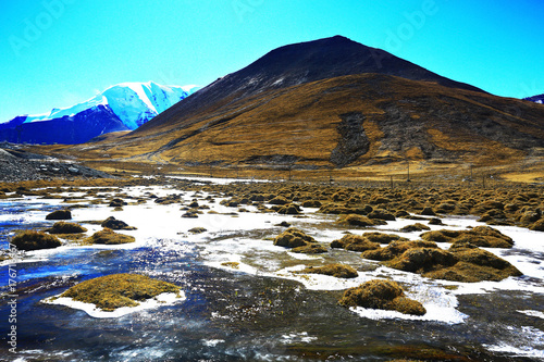 Tibetan landscape travel