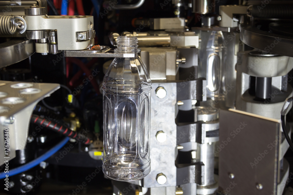 PET bottles blowing.