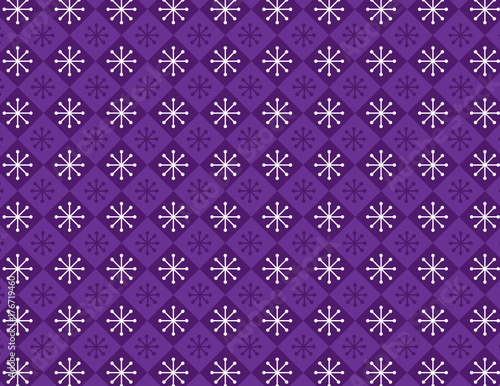 Purple Snowflakes