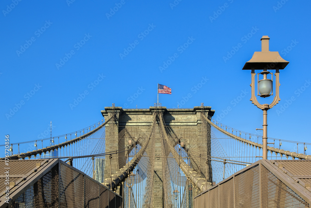 Naklejka premium Brooklyn Bridge, New York