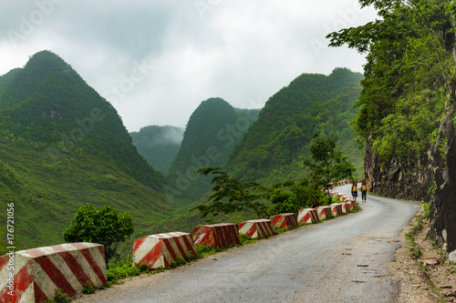 Mountains in Ha Giang, Vietnam
