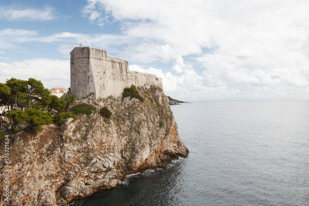 Historical fortress Lovrijenac. Dubrovnik. Croatia