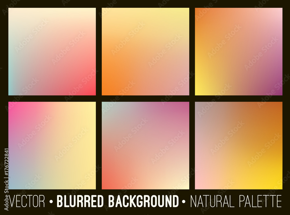 Colorful gradient abstract backgrounds se